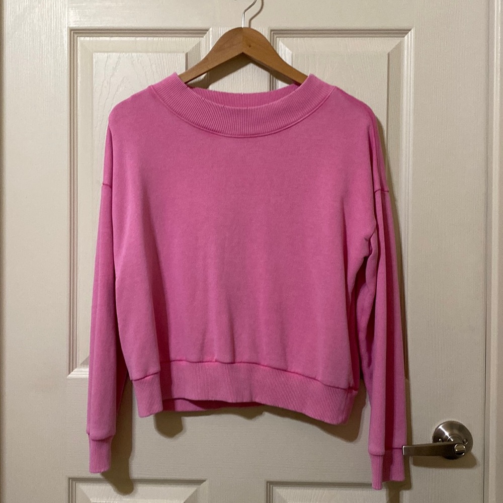 Pink Aerie Cropped Sweater